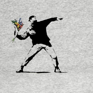 Flower Thrower Graffiti T-Shirt